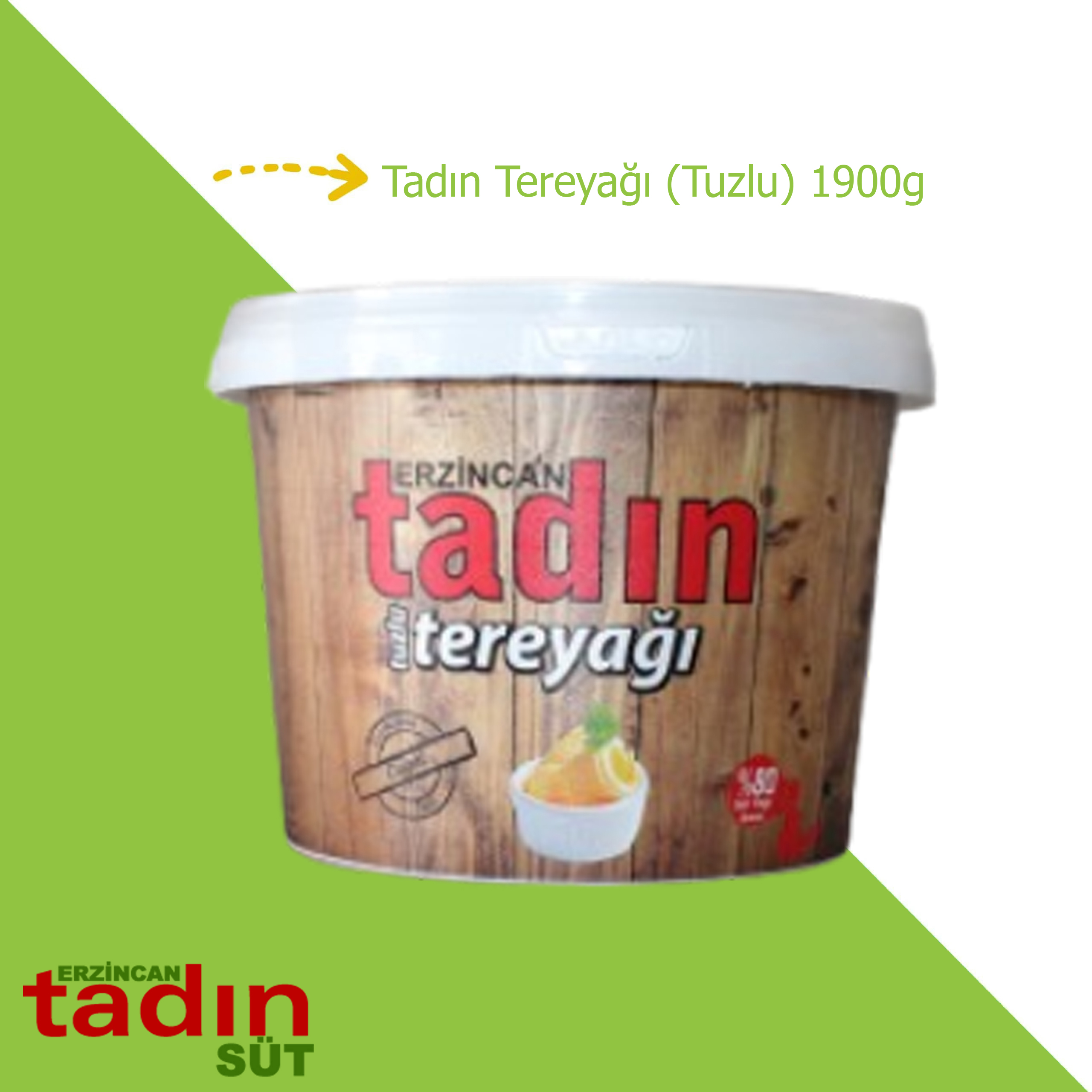 Tadın Tereyağı (Tuzlu) 1900gr