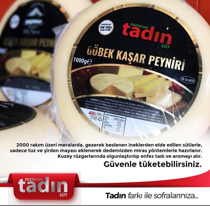  Tadın Göbek Kaşar Peyniri 1000gr